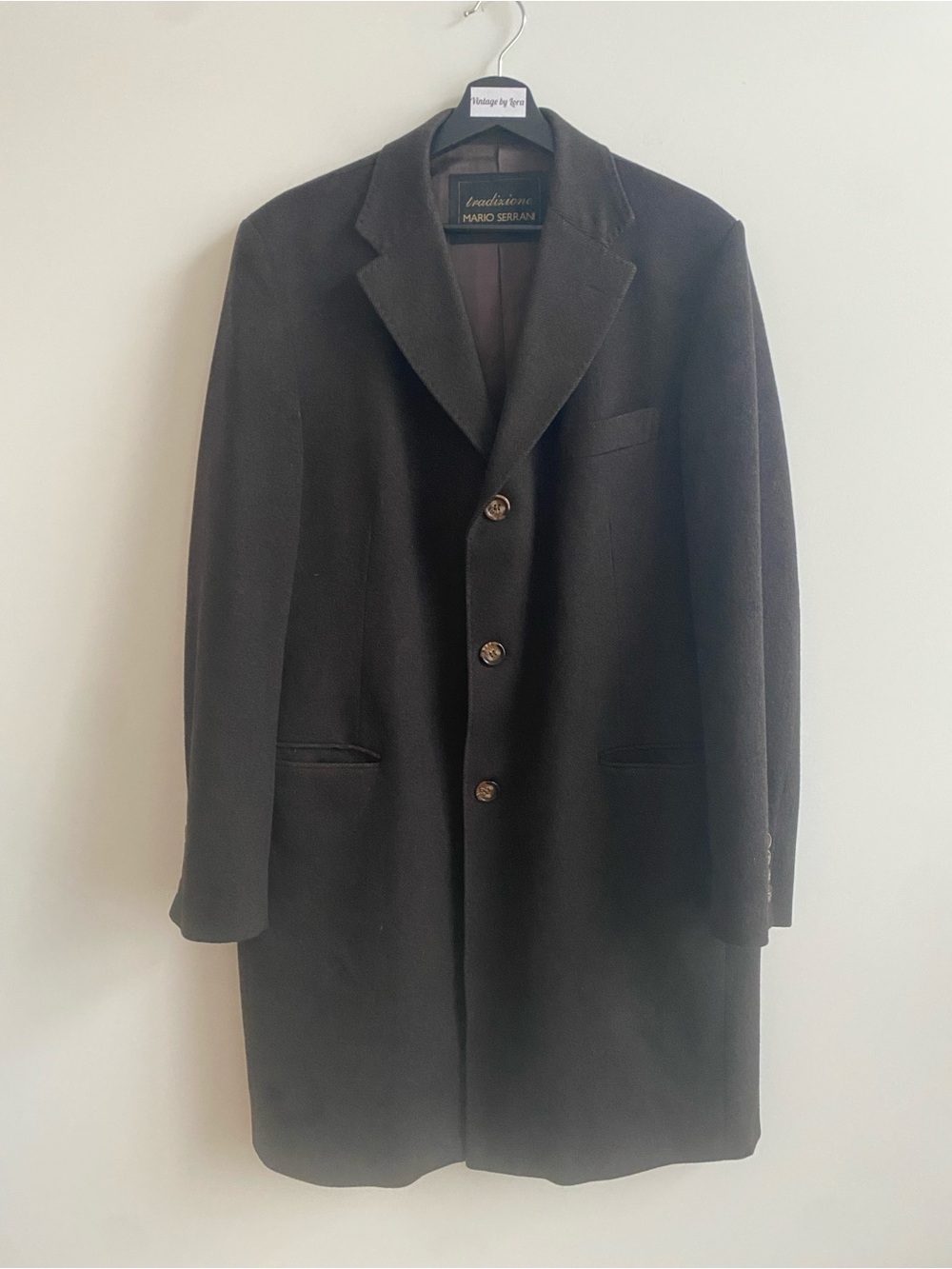 Mario Serrani designer Cashmere/Wool overcoat
